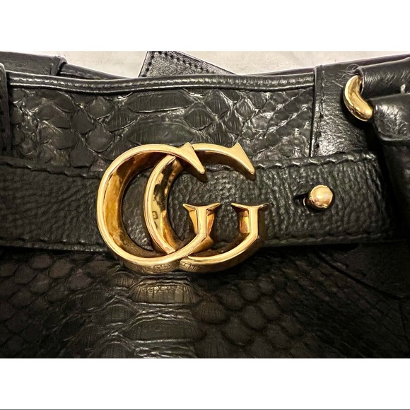 GUCCI X-Large GG Running Python Tote Bag - Picture 5 of 7